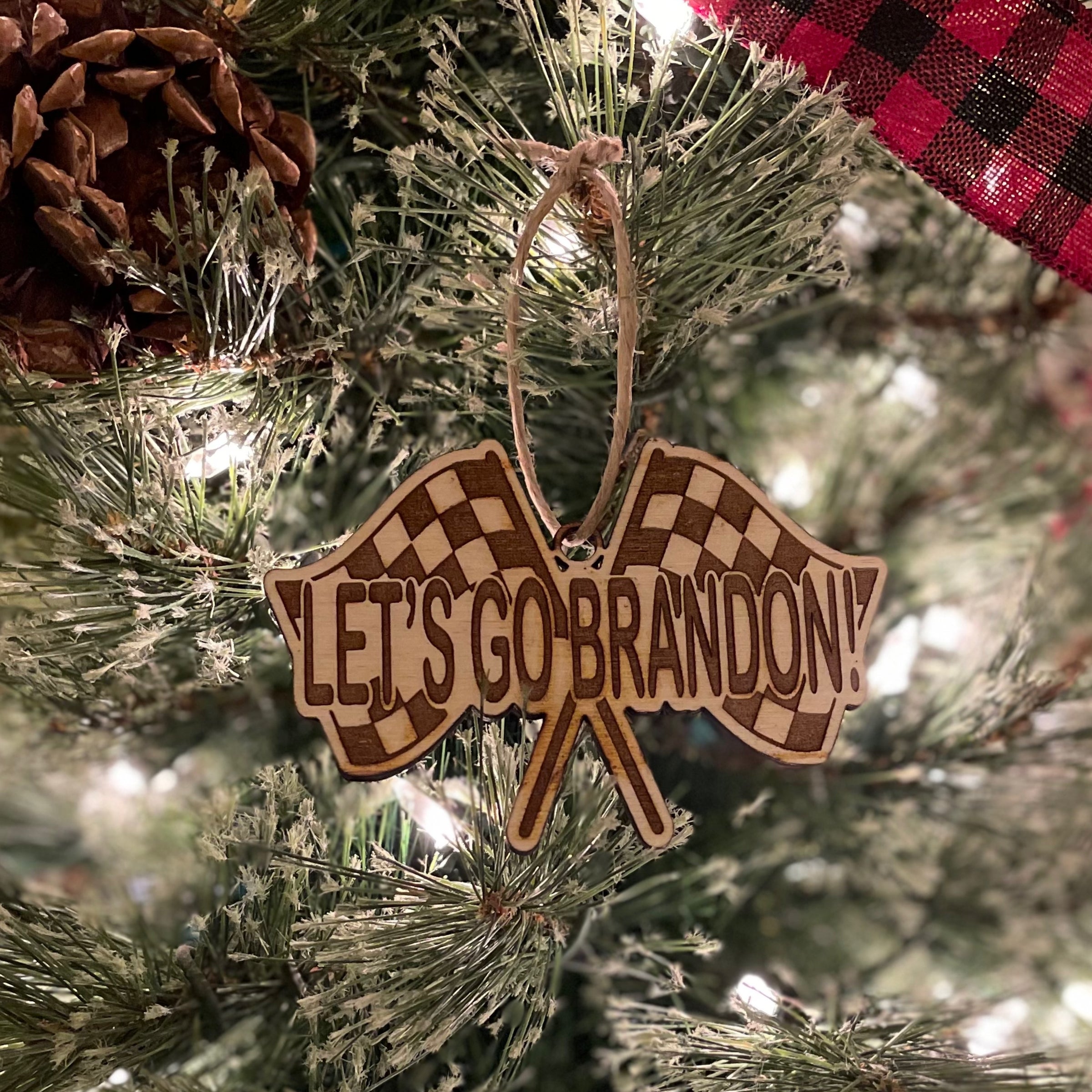 Let's Go Browns Ornament